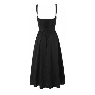 Bustier-Midikleid mit Trägern